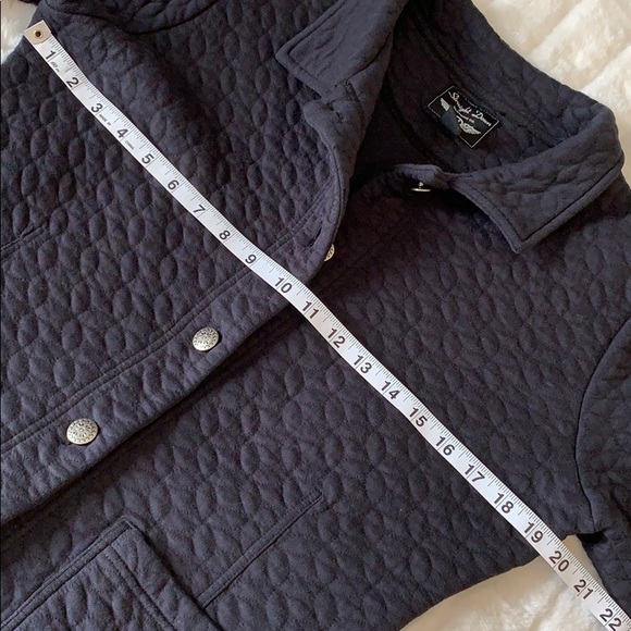 Straight Down clothing co Navy Blue quilted M - Picture 6 of 8